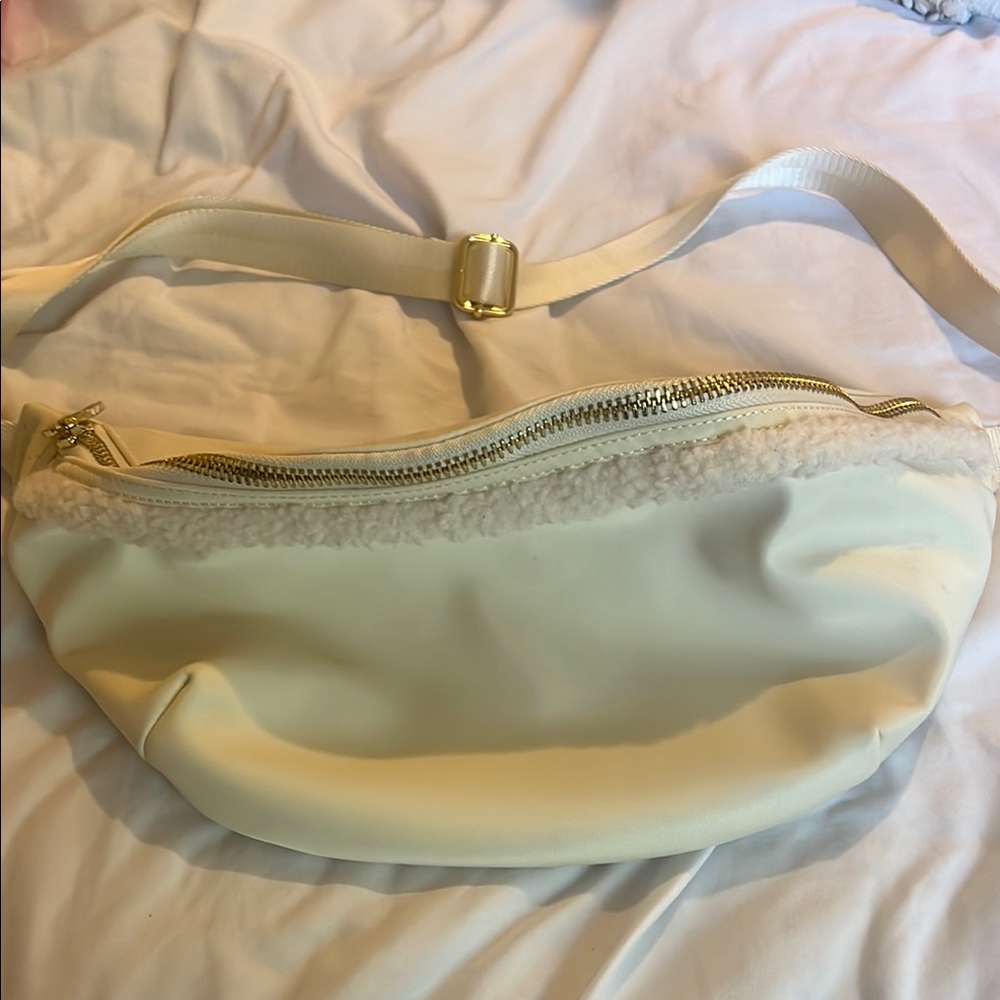 Stoney Clover Lane Cream Crossbody Bag Jumbo